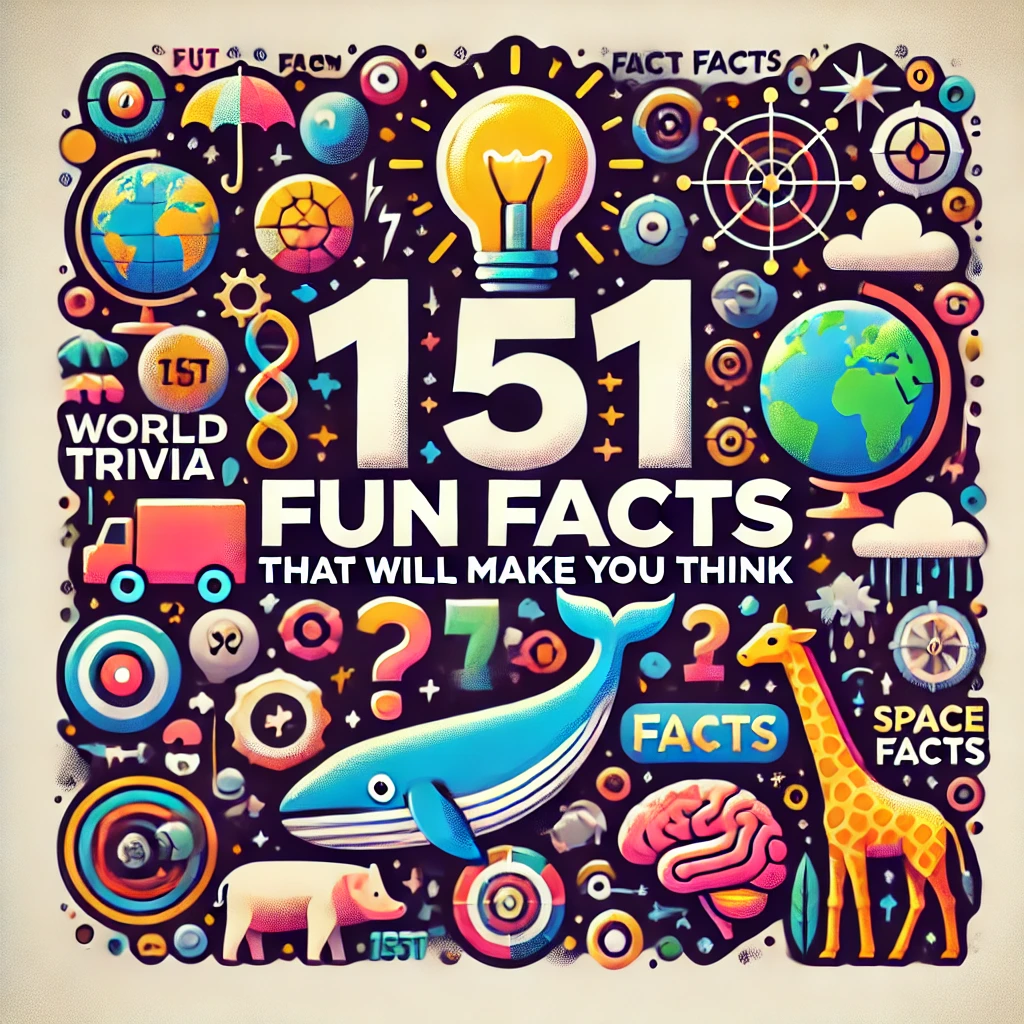 151 Random Fun Facts That Will Make You Think