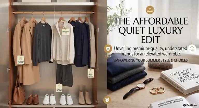 Affordable quiet luxury brands