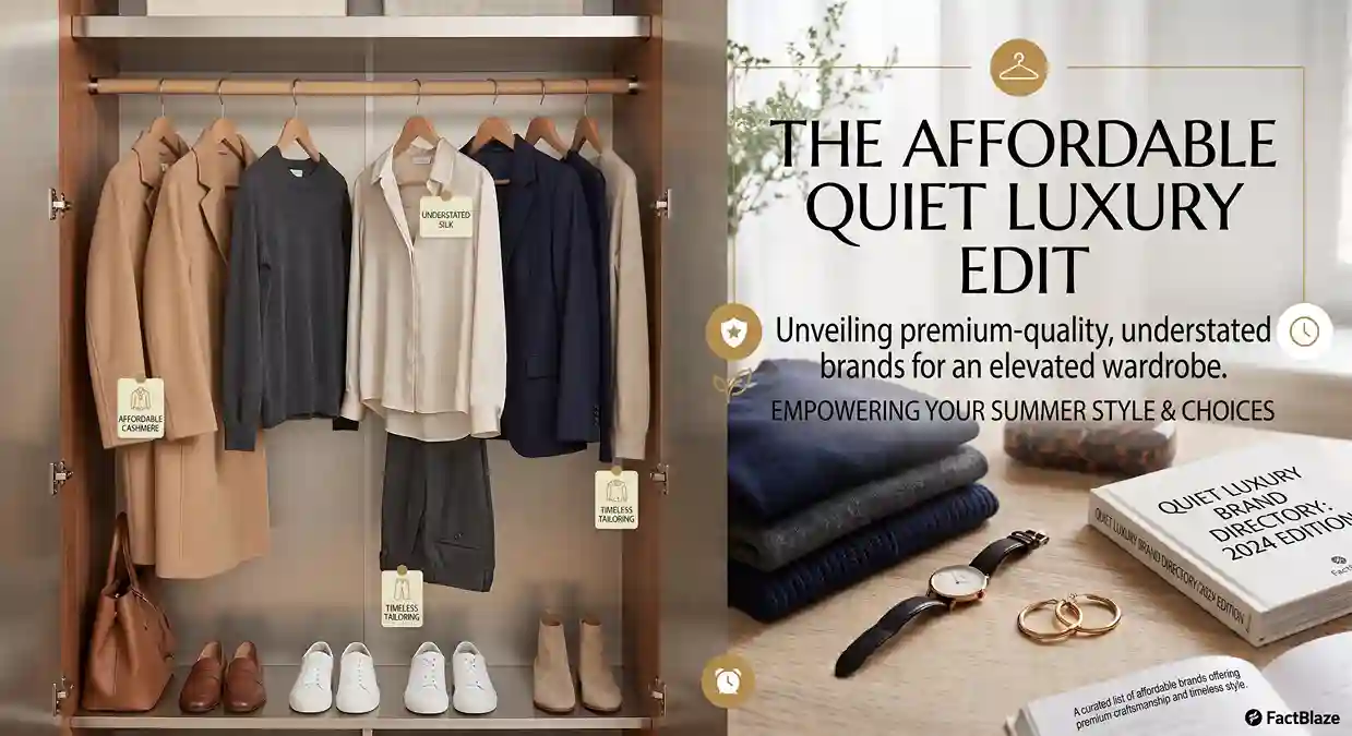 Affordable quiet luxury brands