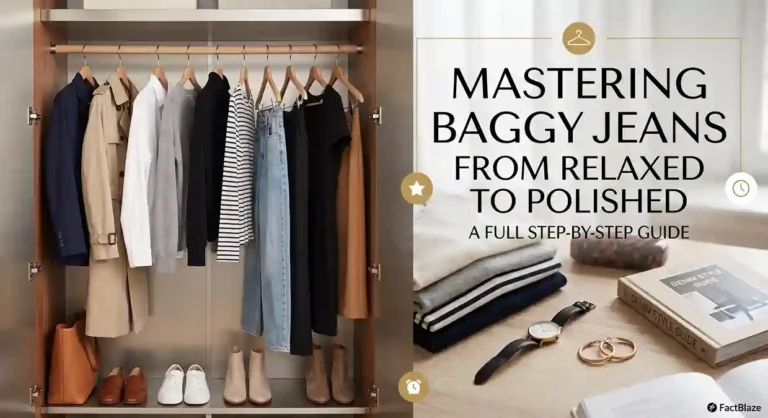 How to Style Baggy Jeans