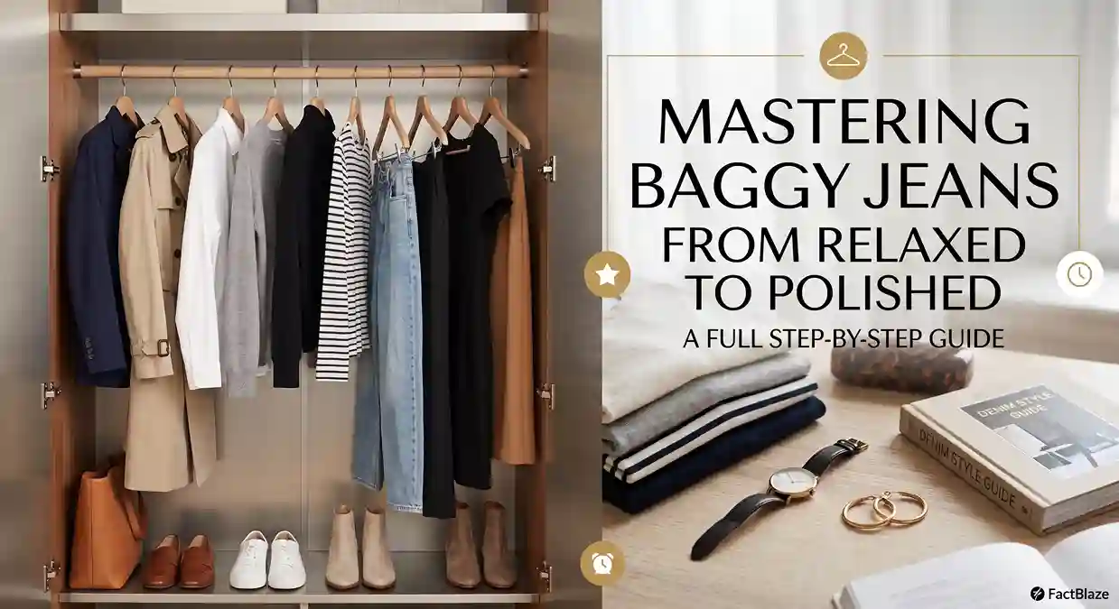 How to Style Baggy Jeans