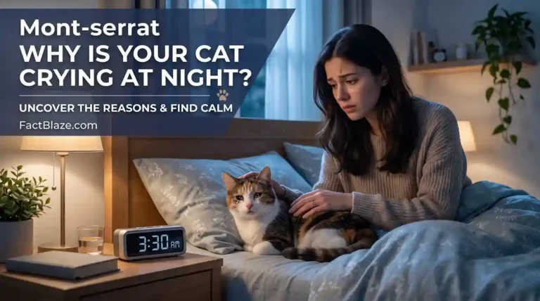 Why is my cat crying at night